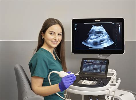 Sonogram Tech using Ultrasound Machine